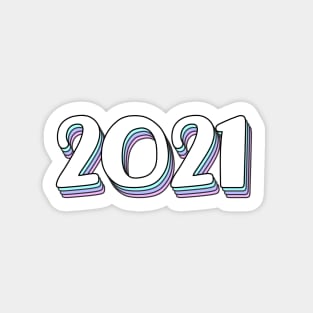 2021 year Sticker